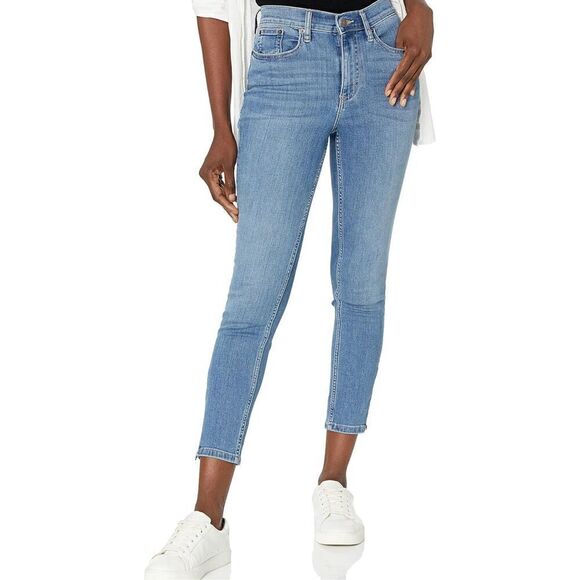 Women’s Calvin Klein High Rise Straight Ankle Jean Size 14/32 NWT - Picture 1 of 9